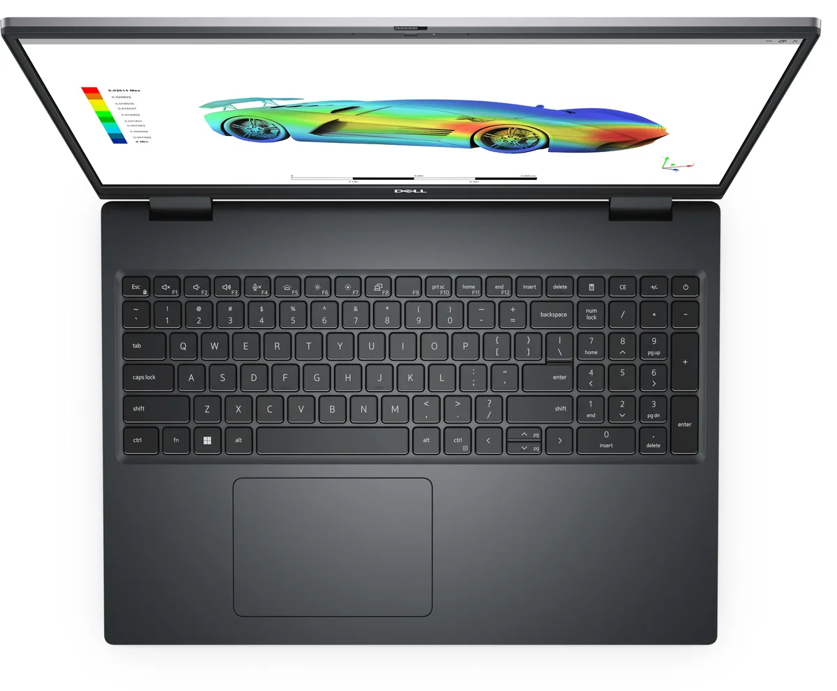 DELL DELL Precision 7670 Laptop i7-12850HX 16-core 512GB SSD 4GB RAM RTX A1000 16" FHD+ Windows 11 Pro Silver — product photo
