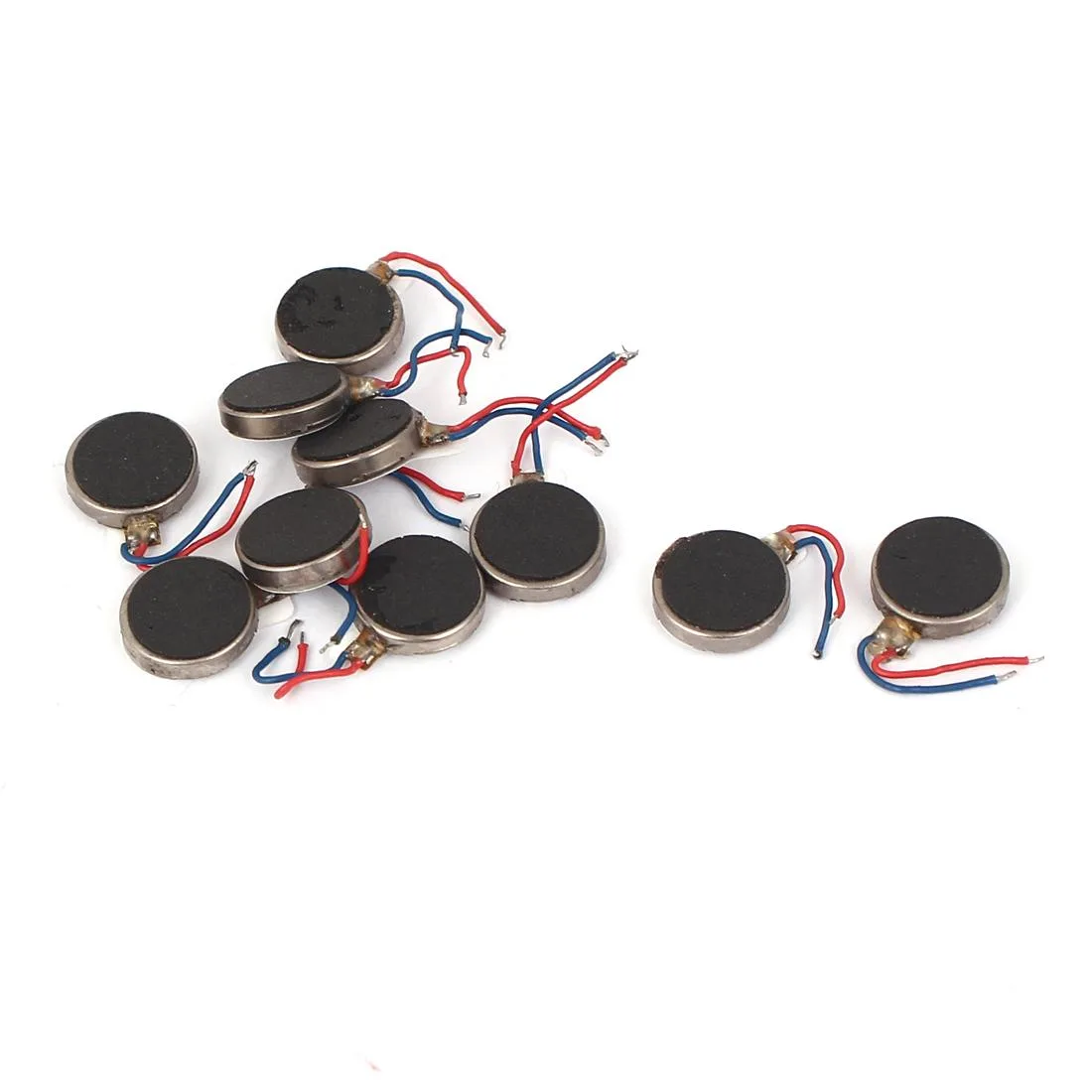 Unique-Bargains Unique-Bargains DC 3V 12000RPM 10mm x 3mm Coin Vibration Motor Pack of 10 — product photo