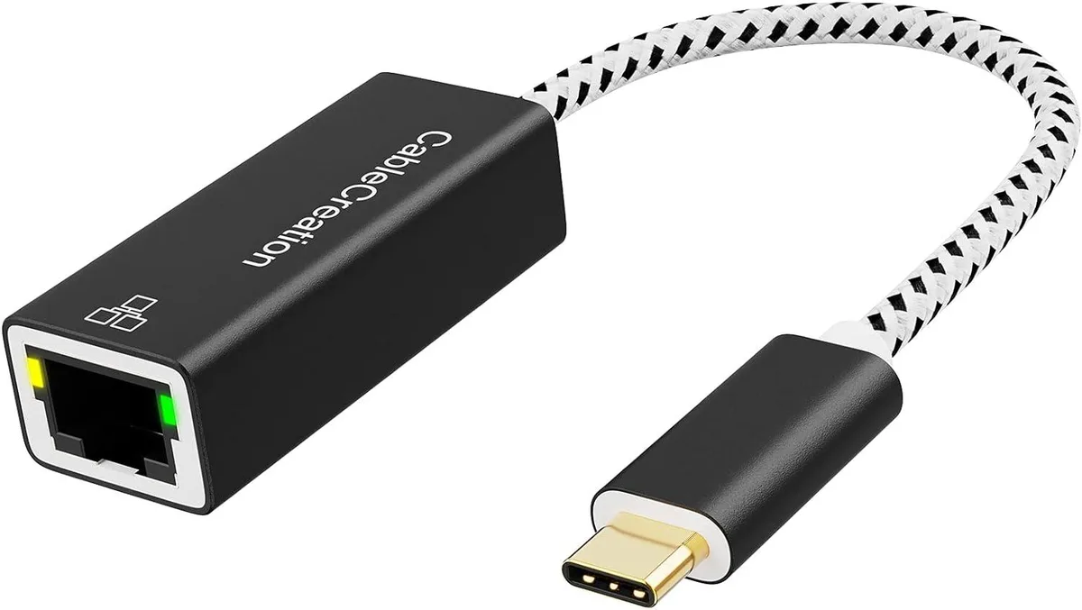 CableCreation CableCreation USB-C to RJ45 Gigabit Ethernet Adapter Aluminum — product photo