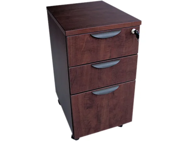 Alera Alera VA572816MY mobile box/box/file pedestal file 15w 20d 28h mahogany office furniture — product photo
