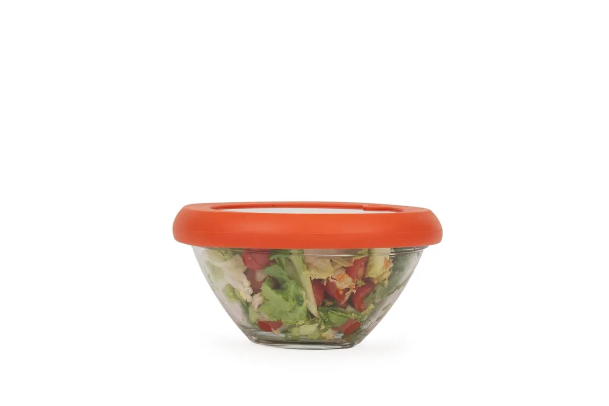  Food Huggers Parent-01 Glass Storage Lid Medium 6.89 in Terracotta — product photo