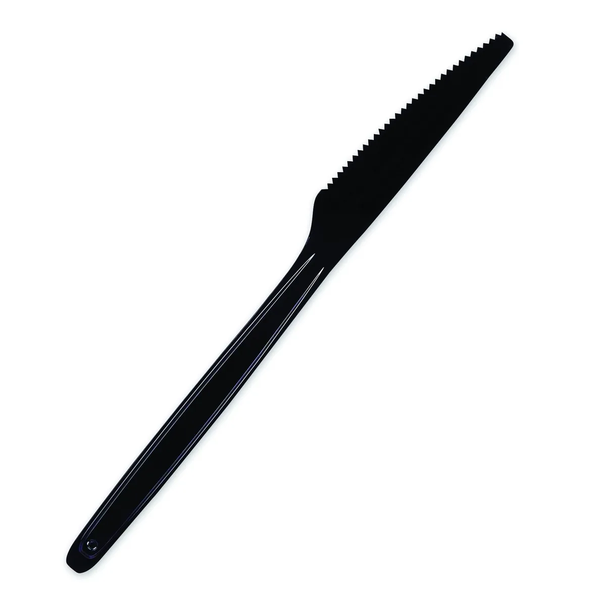 Black mediumweight polystyrene knife for Cutlerease dispenser, 960 per box