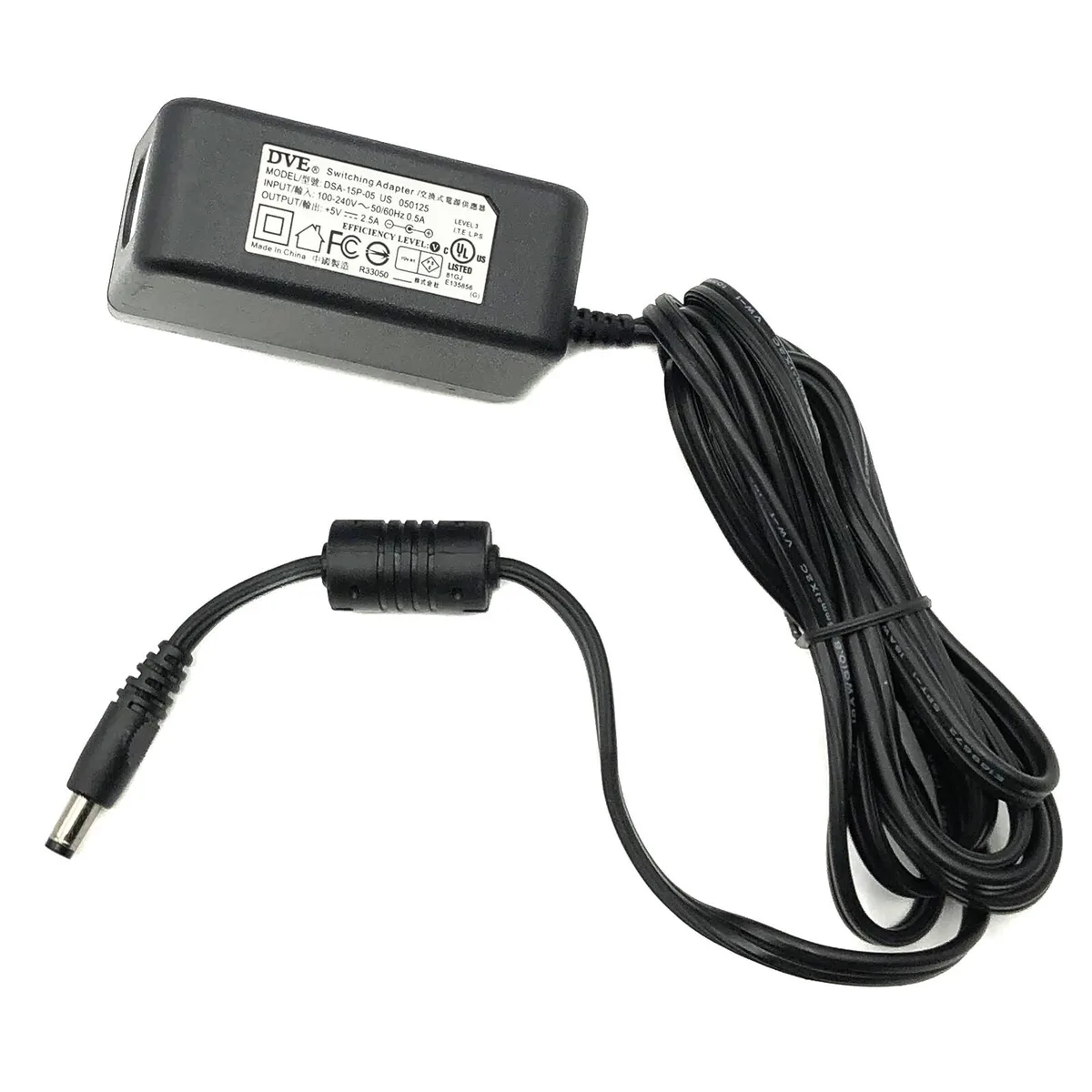 DVE DVE DSA-15P-05 12.5W power adapter 5V 2.5A — product photo