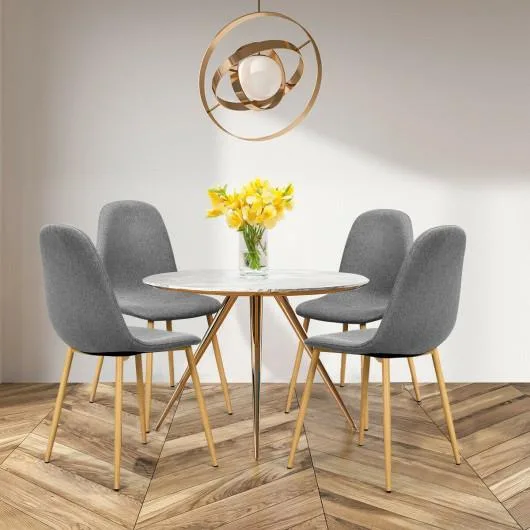 SlickBlue SlickBlue Set of 4 Gray Dining Chairs 250 lb Capacity — product photo
