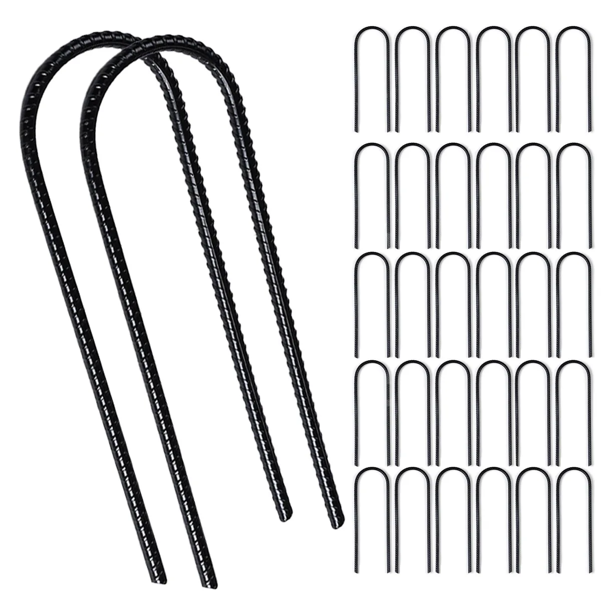 Yescom USA, Inc. Yescom USA, Inc. 09TAK002-U-8P-06X4 32 Pack 11" U-Shaped Trampoline Stakes outdoor toy — product photo