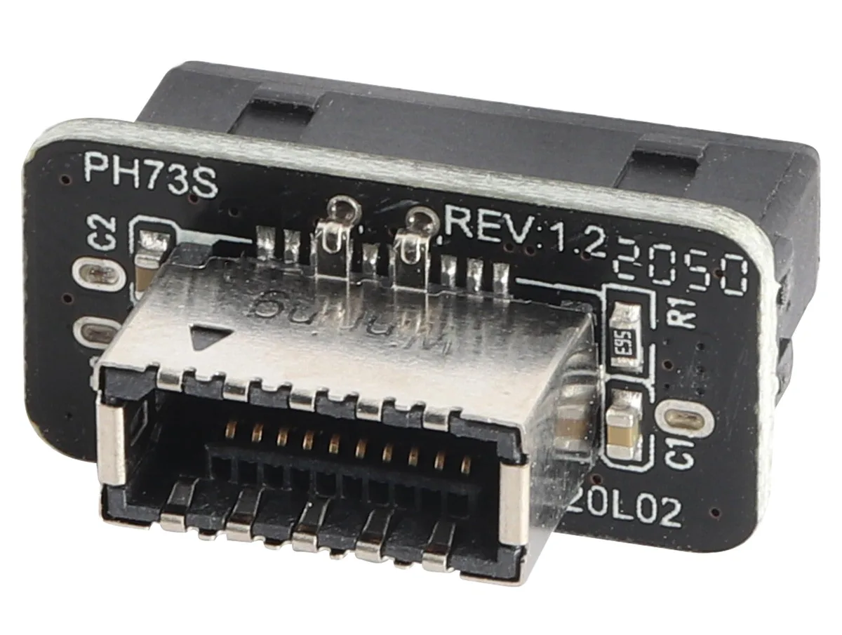BUCIER BUCIER USB 3.0 19 Pin to USB 3.1 Type-E 20 Pin Header Adapter PH73S — product photo