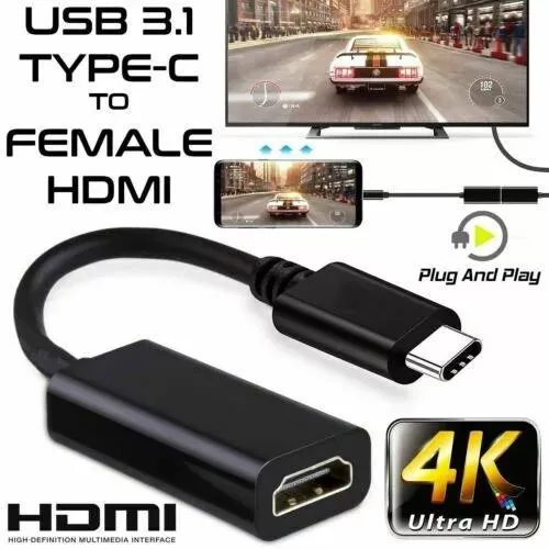 NShi NShi USB-C to HDMI Adapter Cable 6 ft Blue — product photo