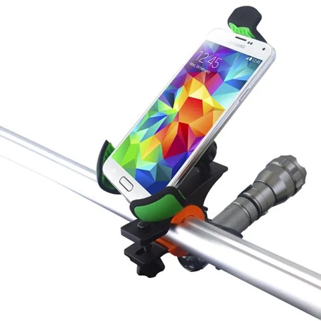 Fonus Fonus Heavy Duty Bicycle Phone Mount Rotating 360 Black Green W2A — product photo
