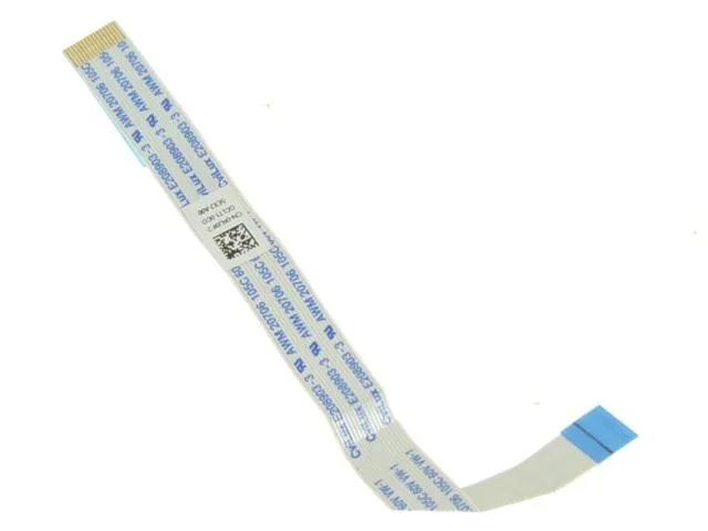 Flat orange ribbon cable with connector ends for Dell Latitude E6410 touchpad