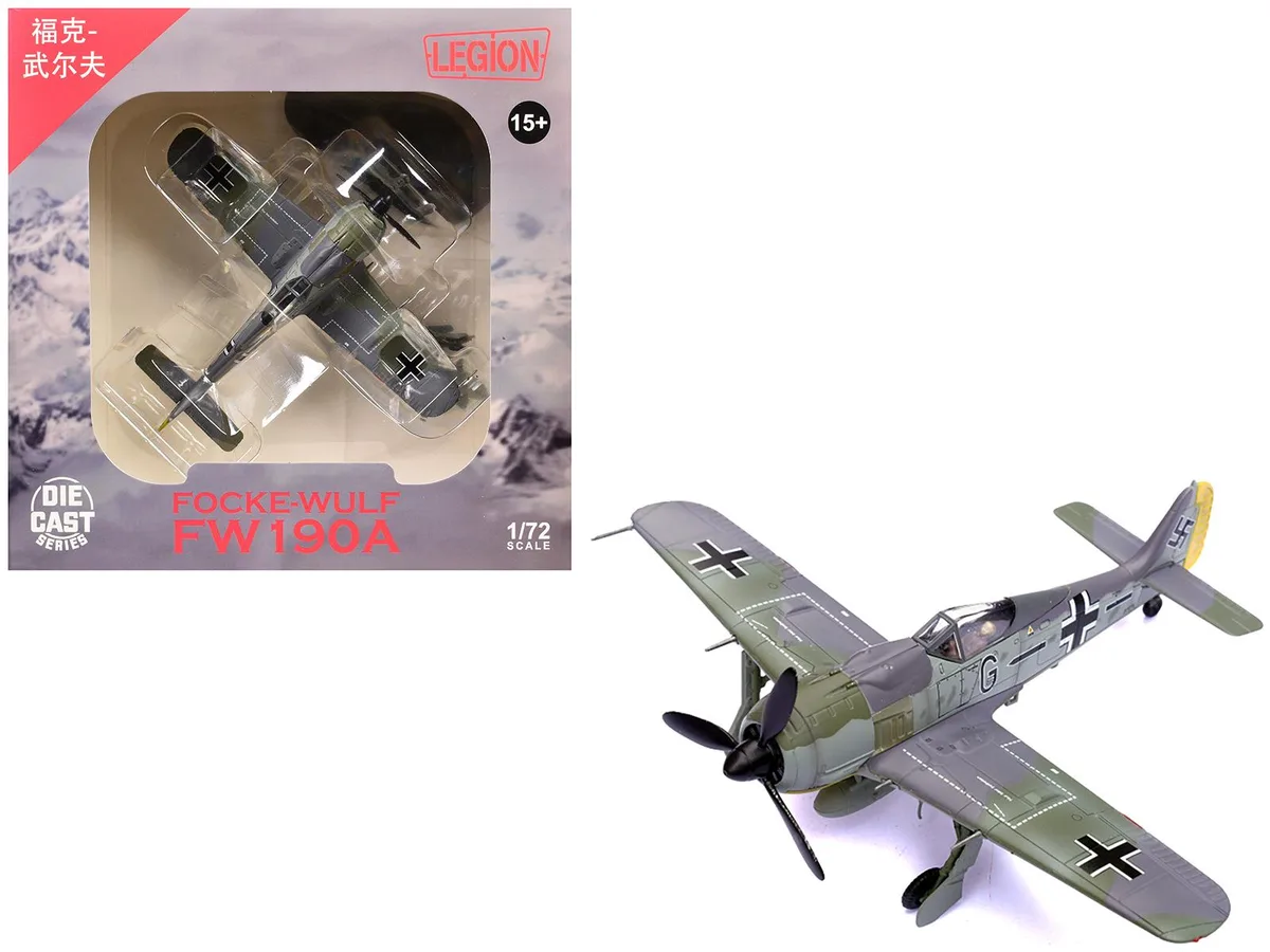 Legion Supplies Legion Supplies Focke-Wulf Fw 190A 1/72 Diecast "Stab/JG 26 Schlageter" 1942 hobby collectible — product photo