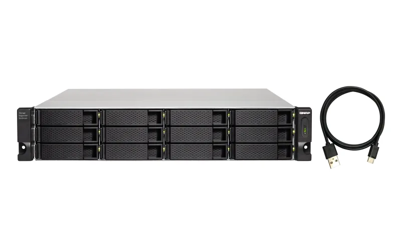 Qnap Qnap TL-R1200C-RP-US 12-bay 2U rackmount NAS — product photo