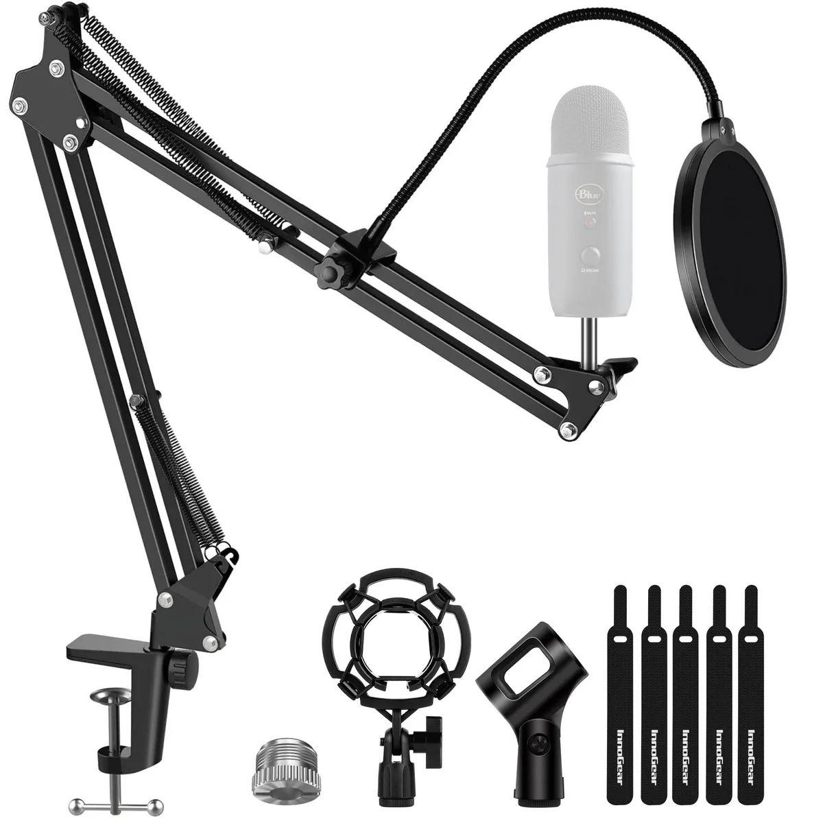  Avid MU059 Microphone Boom Arm Stand with Shock Mount and Pop Filter — product photo