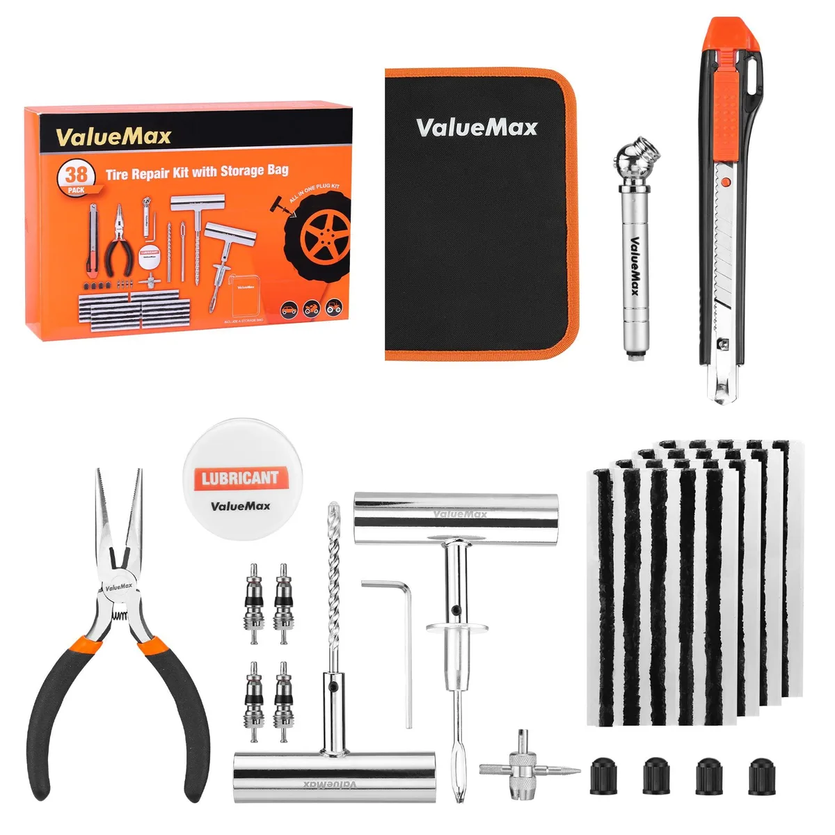 Metra V004401A 38PCS Tire Repair Kit — product photo