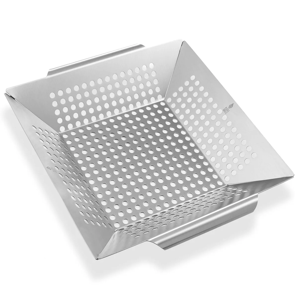 Pure Grill Pure Grill BBQ Vegetable Grilling Basket 430 Stainless Steel 12 x 13.5 x 2.5 in — product photo