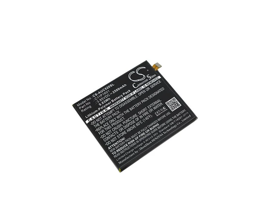 Cameron &amp; Co Cameron &amp; Co DS-CS-AUC520SL cell phone battery 2.5 Ah — product photo
