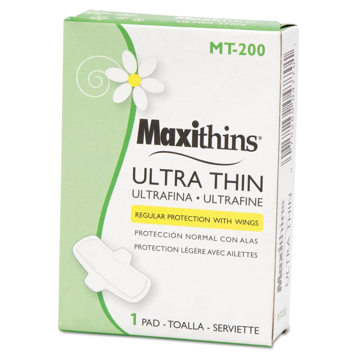 HOSPECO HOSPECO HOSMT200 Maxithins Ultra-Thin Pads 200/Carton — product photo