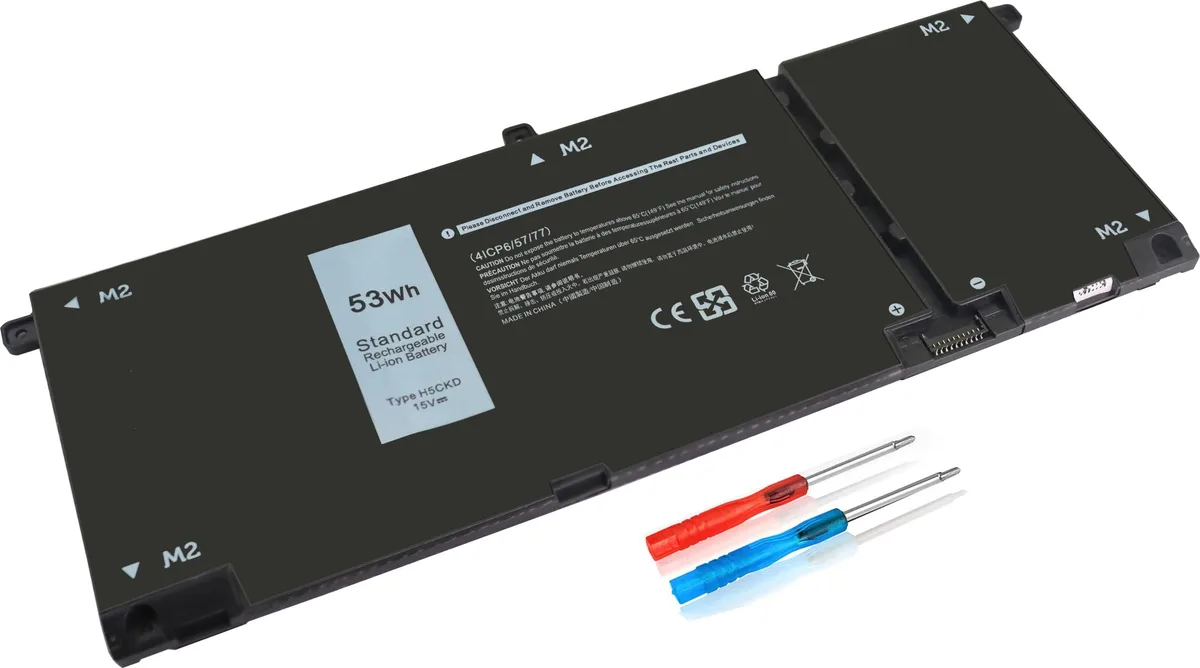  G400S laptop battery 53Wh 15V 4-cell H5CKD — product photo