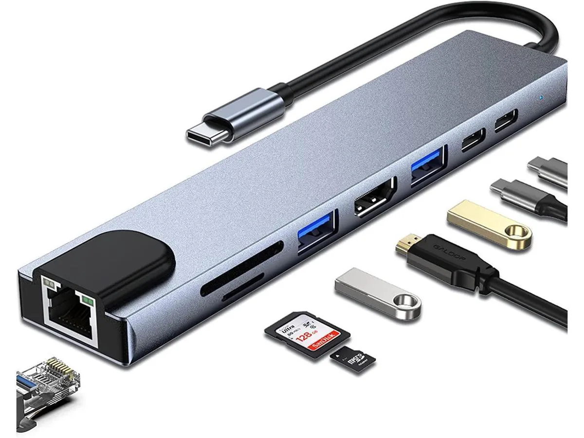 BONAEVER BONAEVER 8-in-1 USB-C Hub Protection Case — product photo