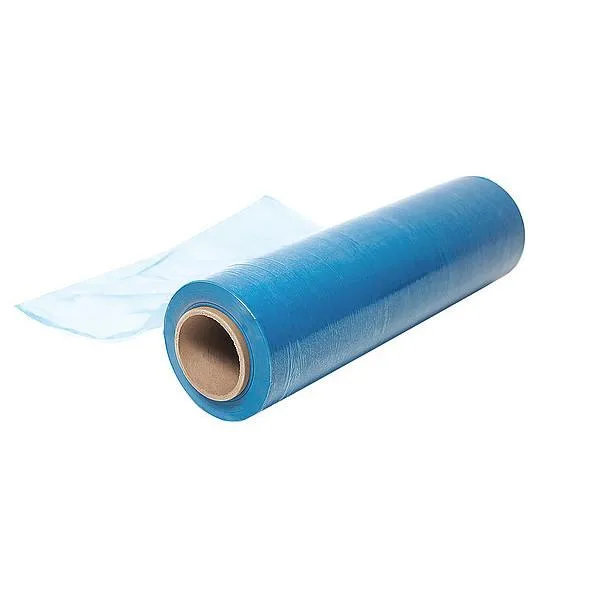 Clear plastic stretch wrap roll 20 inches wide 4500 feet length 100 gauge VCI corrosion inhibiting film