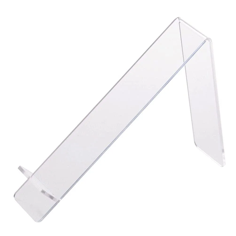  Teensery 4 Pcs Acrylic Shoe Display Stands Clear 20 x 13 x 4.5cm — product photo