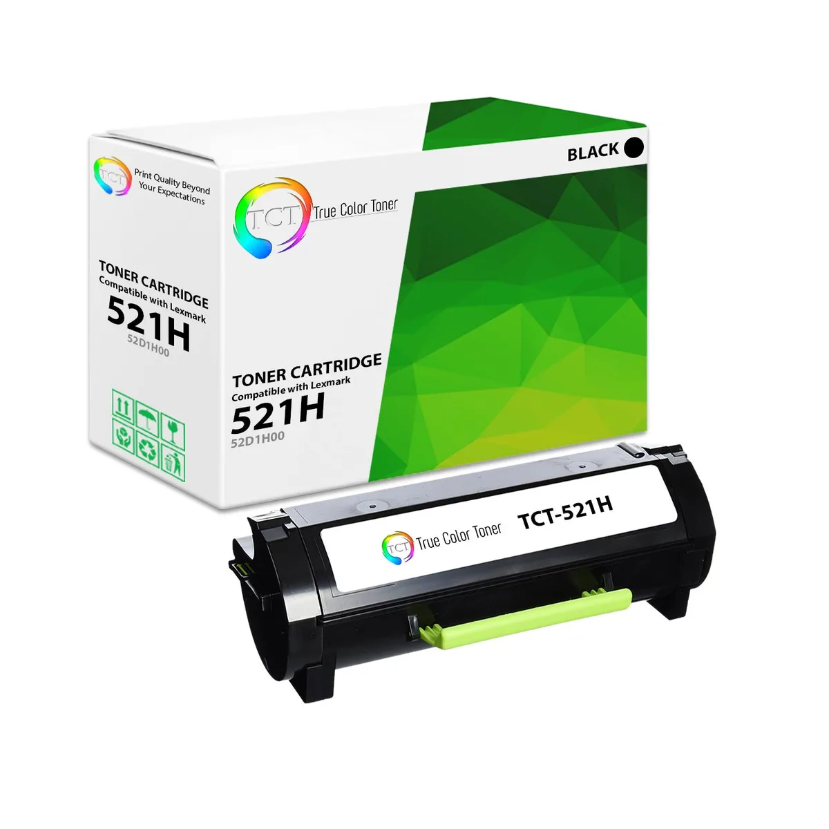 True Color Toner True Color Toner 521H 52D1H00 High Yield Black toner cartridge — product photo