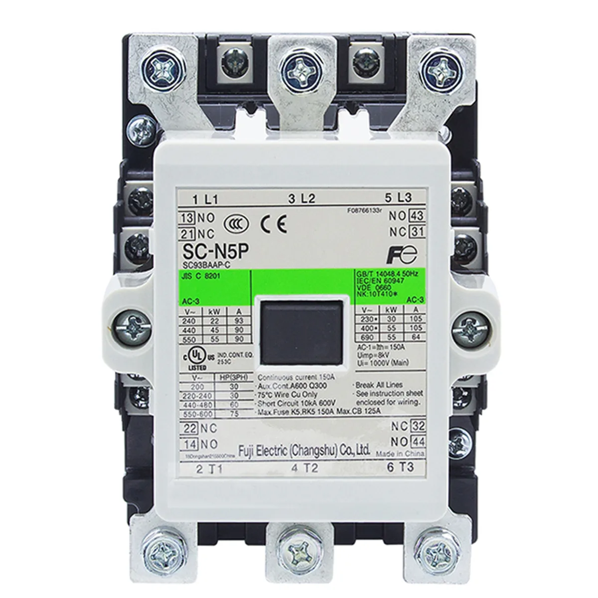 Fuji Fuji SC-N5P Contactor AC 110 electrician tool — product photo