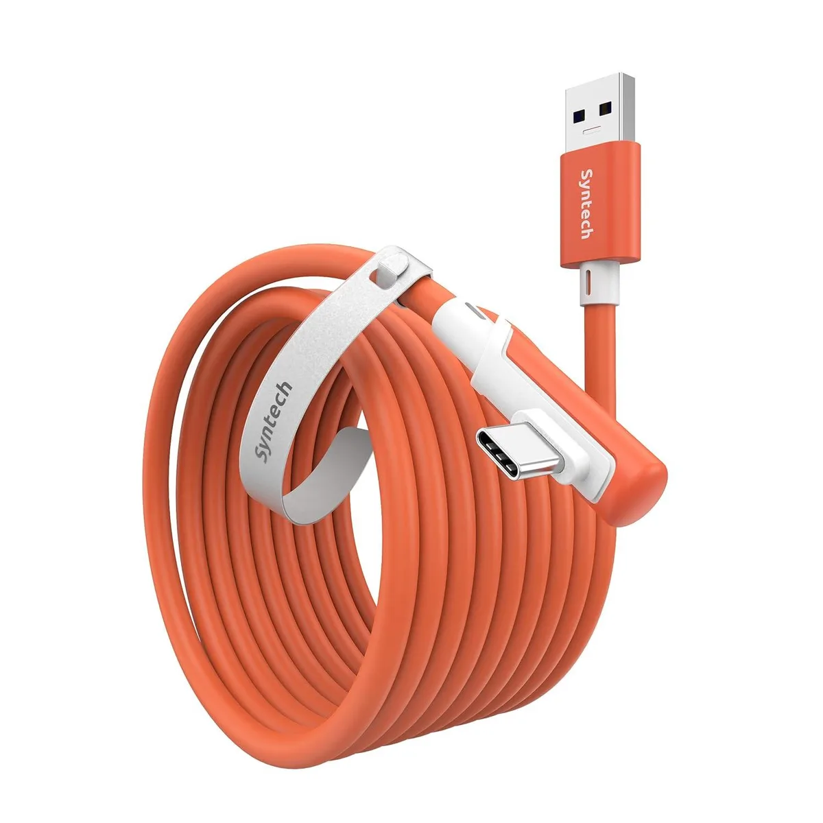 BFKK BFKK Link Cable 16 ft USB 3.0 to USB-C Blood Orange — product photo