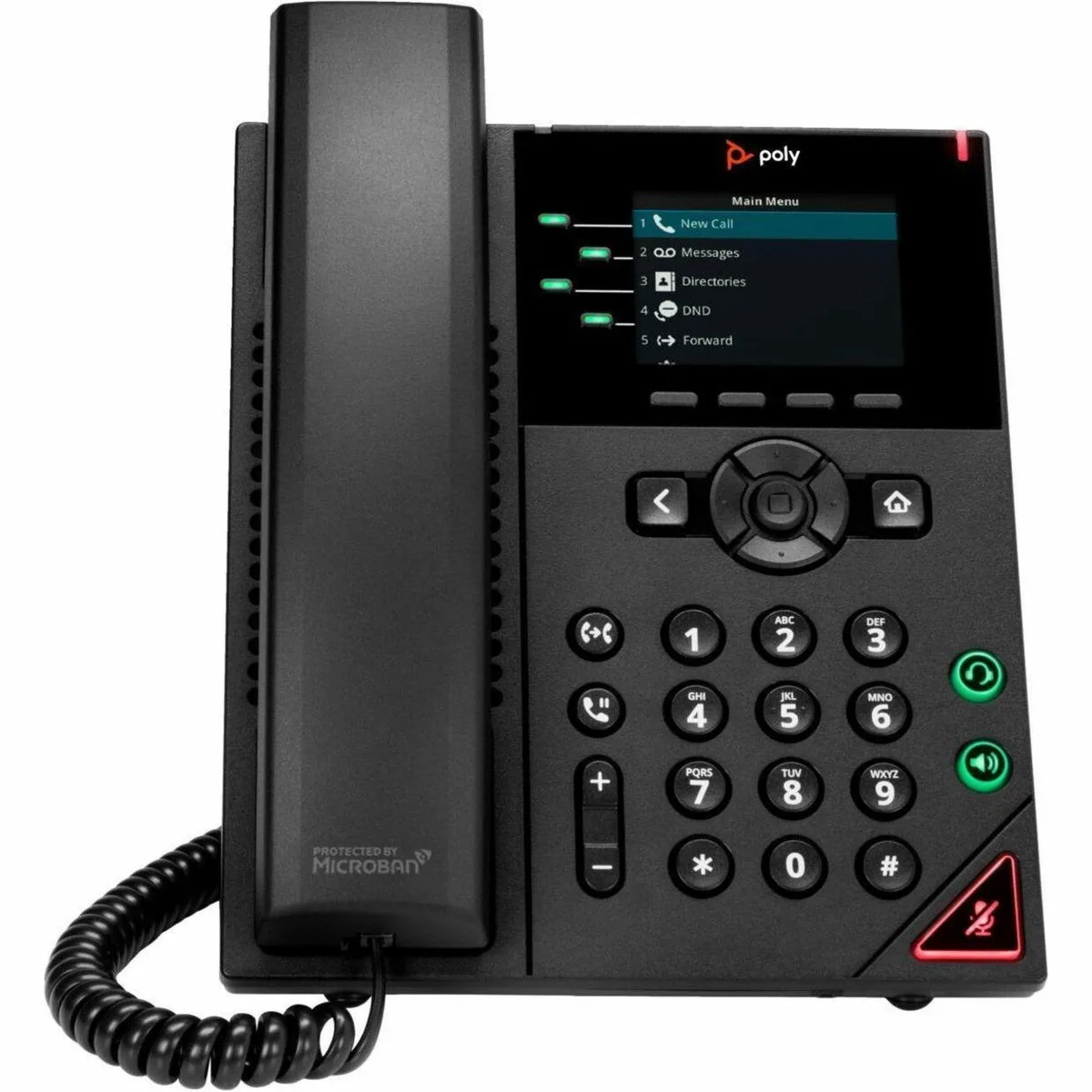 HP HP Poly VVX 250 4-Line VoIP Phone PoE 89B62AA#AC3 — product photo