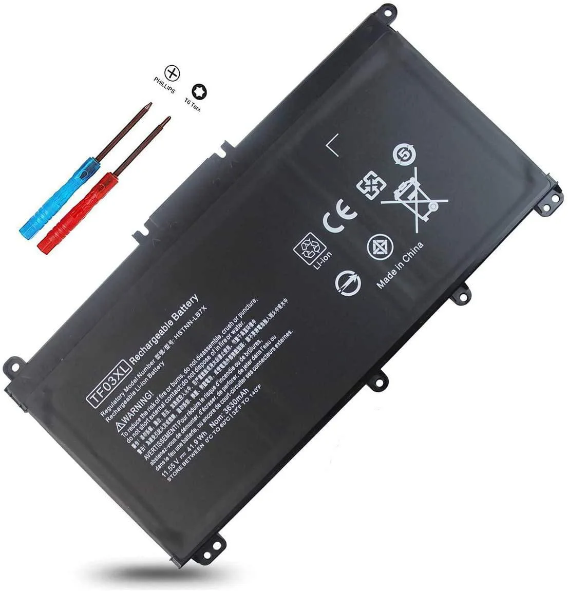 NShi NShi TF03XL 41.9Wh 11.55V laptop battery — product photo