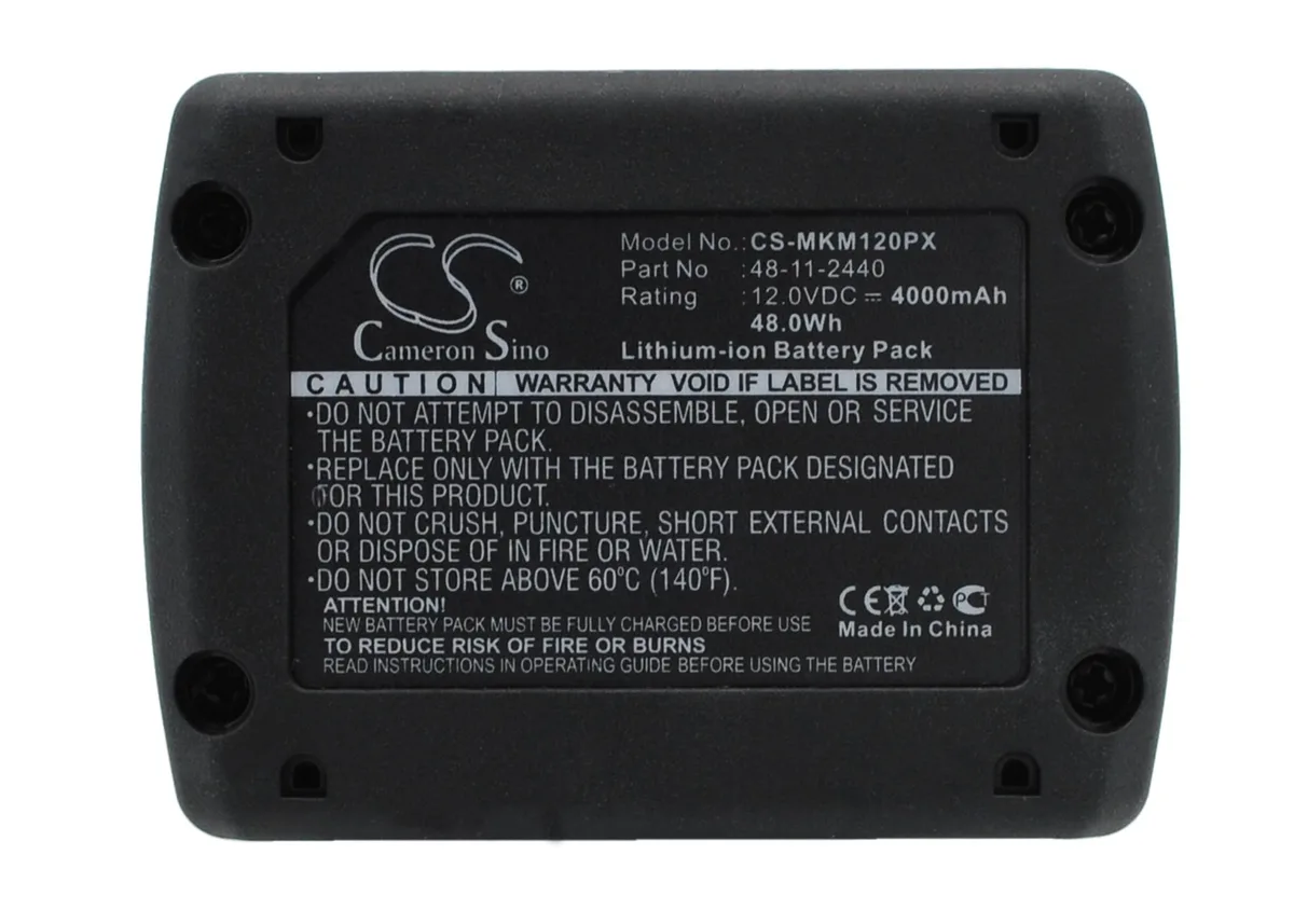 Cameron &amp; Co Cameron &amp; Co DS-CS-MKM120PX 4 Ah Li-ion battery for Milwaukee M12 — product photo