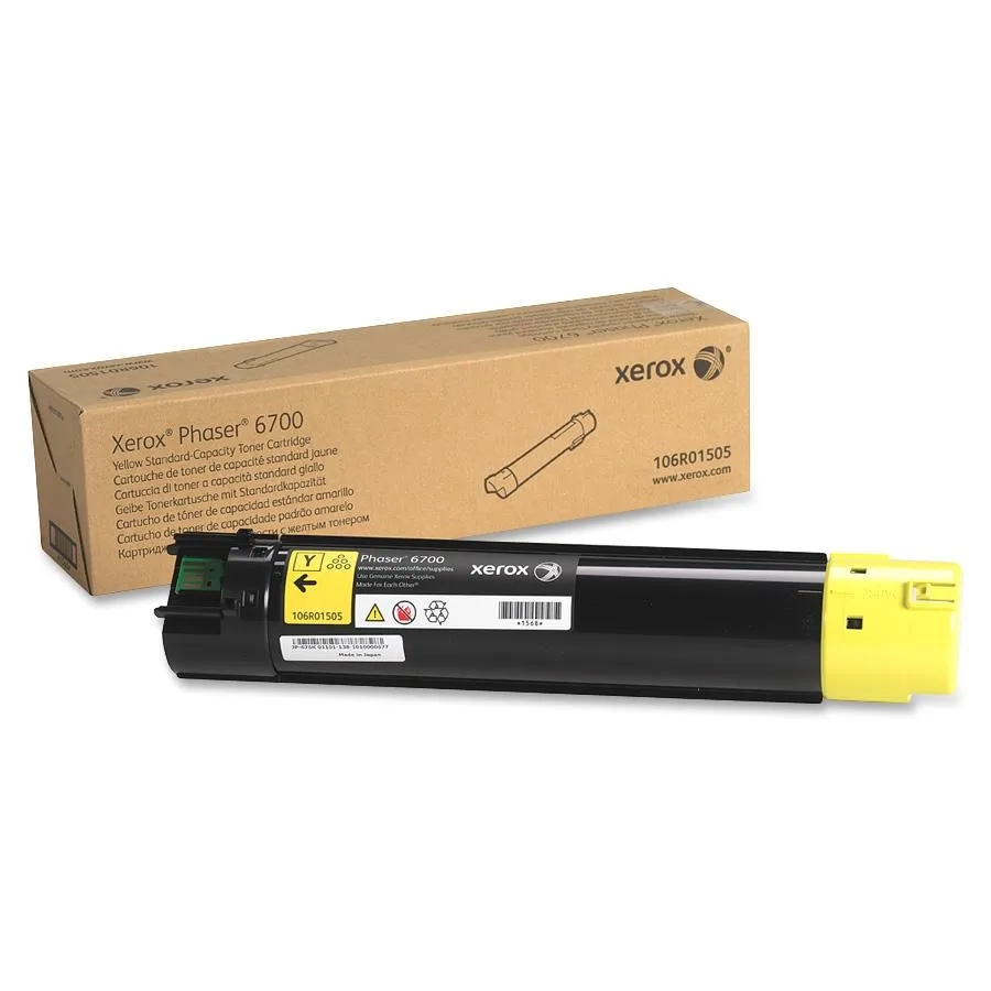 XEROX XEROX 106R01505 Yellow Toner Cartridge 5000 Pages — product photo
