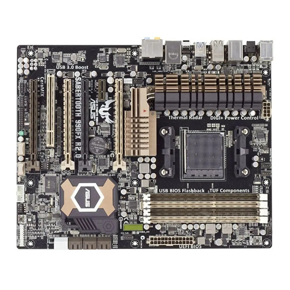 ASUS ASUS SABERTOOTH 990FX R2.0 AMD motherboard — product photo