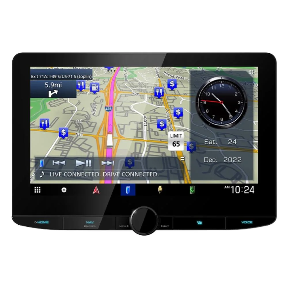 KENWOOD KENWOOD DNR1008RVS 10.1" Multimedia Receiver — product photo