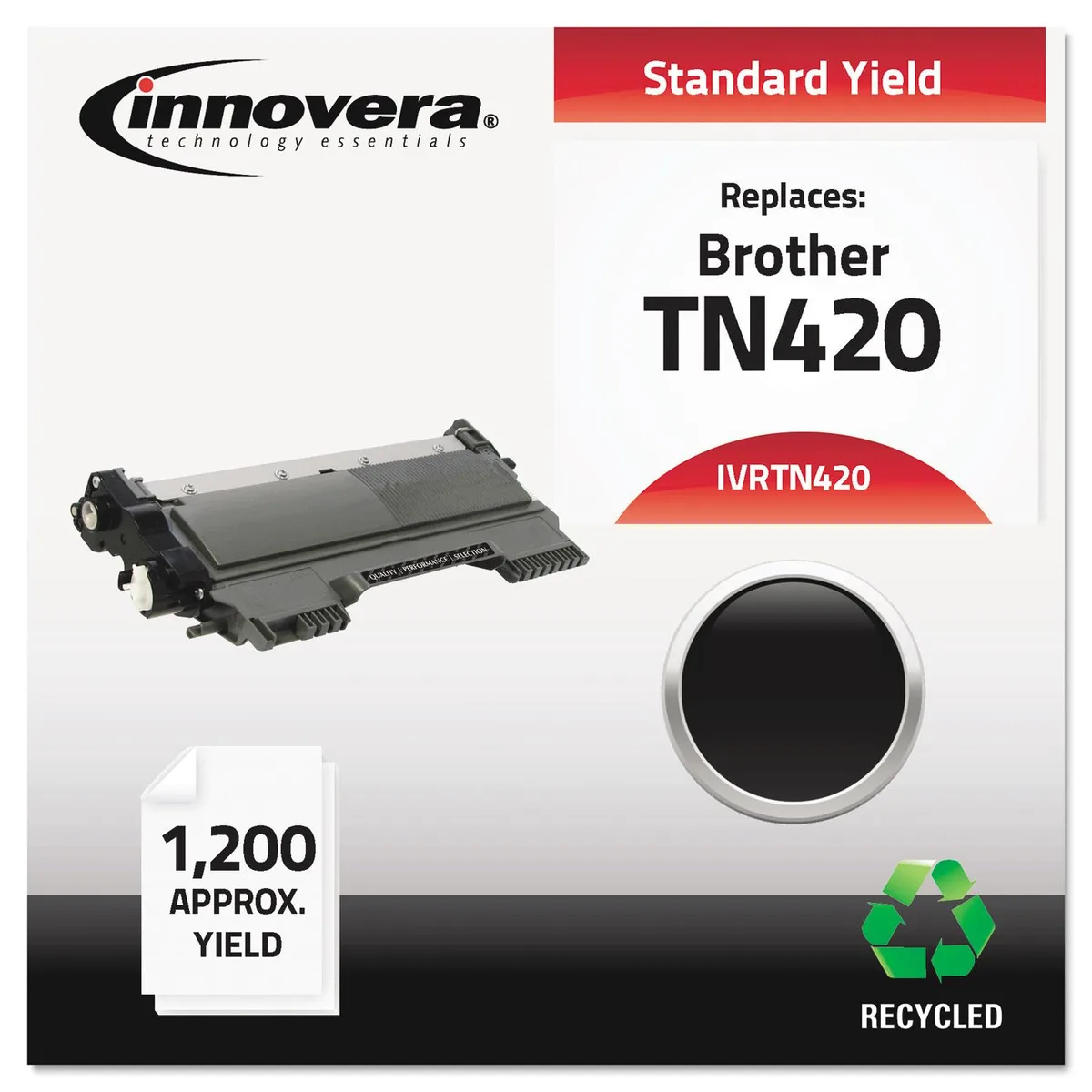 Innovera Innovera TN420 Black Toner Cartridge 200 Pages — product photo
