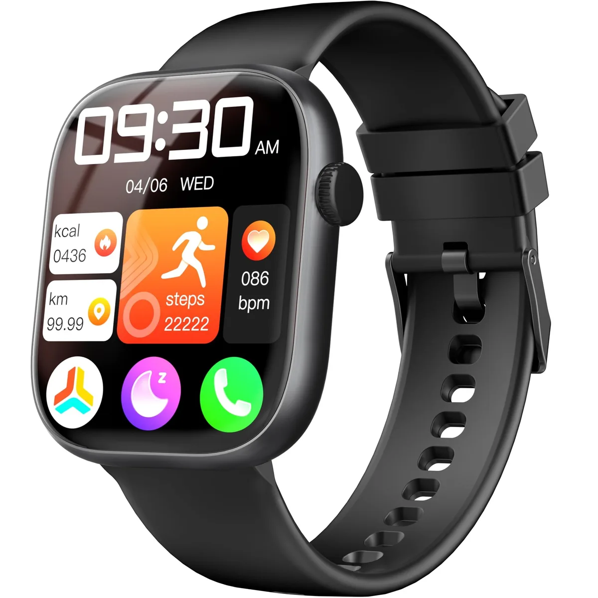  KIPTUMTEK T7 Smart Watch 1.83" Jet Black — product photo