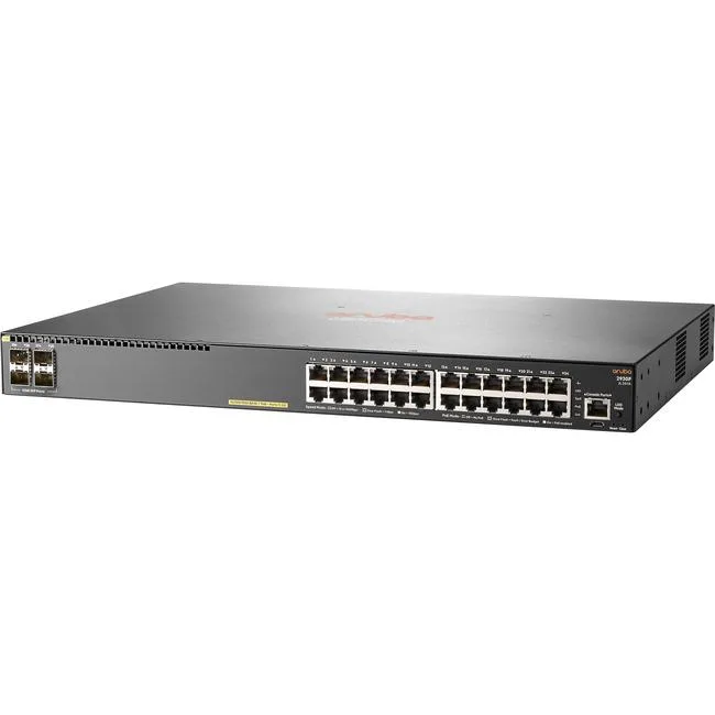 HPE HPE 2930F 24G PoE+ 4SFP network switch — product photo