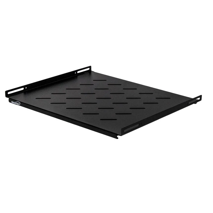 NavePoint NavePoint 1U 19-Inch Fixed Rack Shelf 600mm Depth Vented Black — product photo