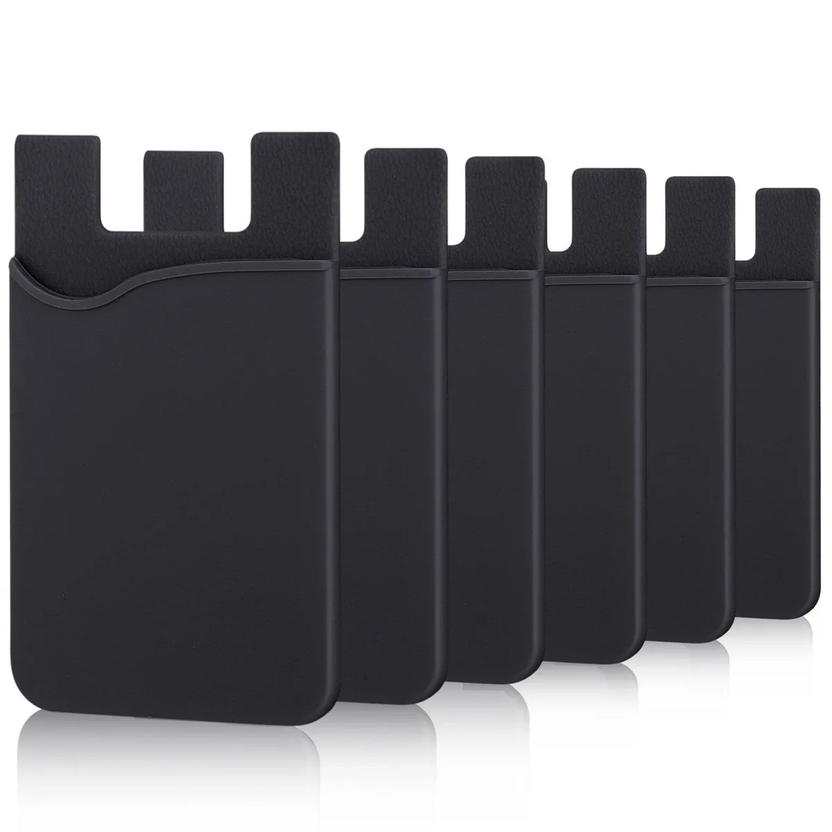  Pofesun PD1032 adhesive card holder 6-pack 87 x 57 x 3 mm — product photo
