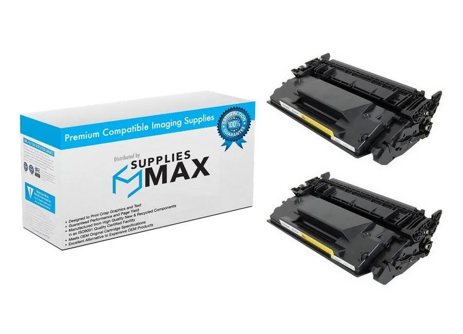 SuppliesMax SuppliesMax 2199C001_2PK Black Toner Cartridge 2 Pack 3100 Pages — product photo
