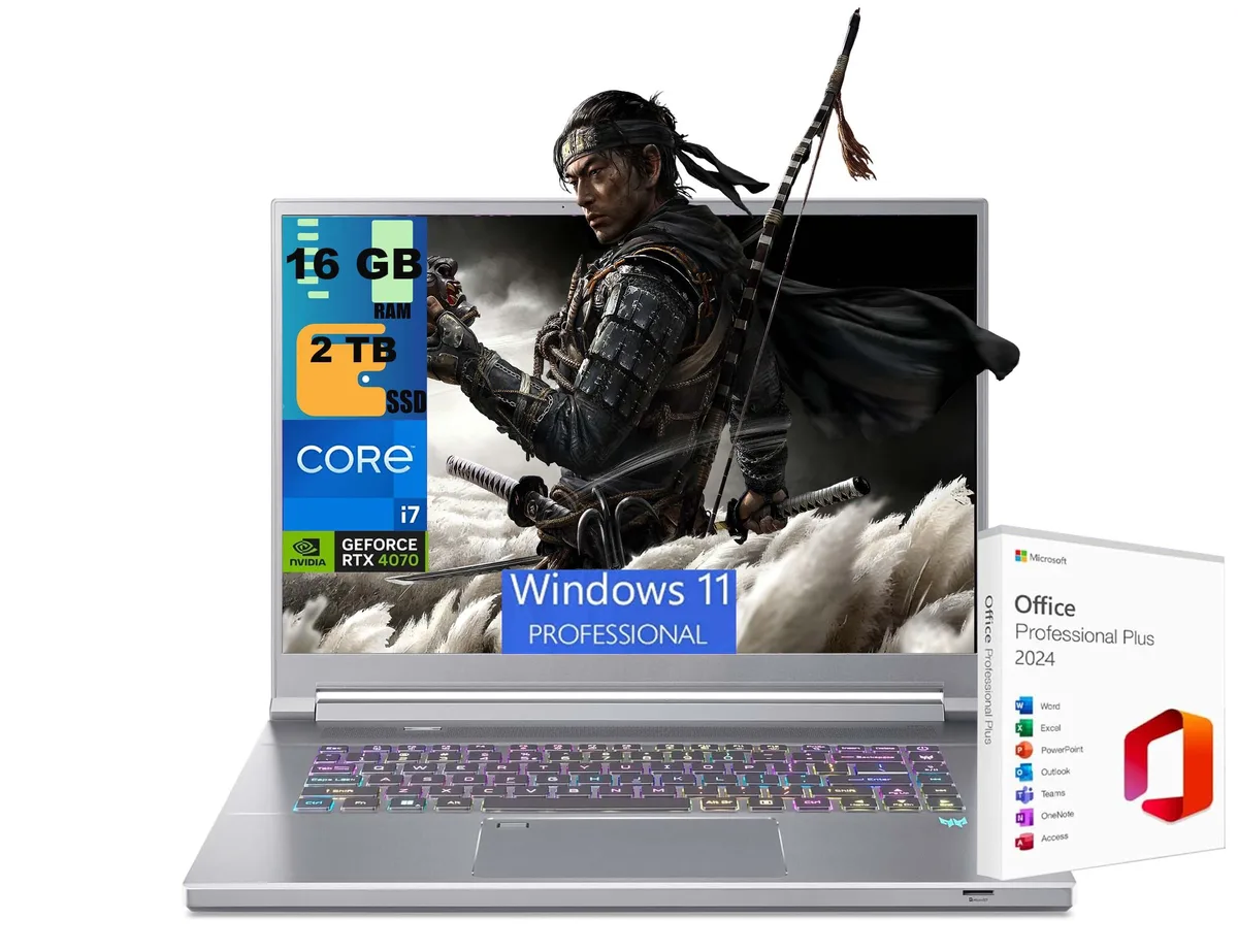 Acer America Acer Predator Triton 16 i7-13700H RTX 4070 16GB 2TB gaming laptop — product photo