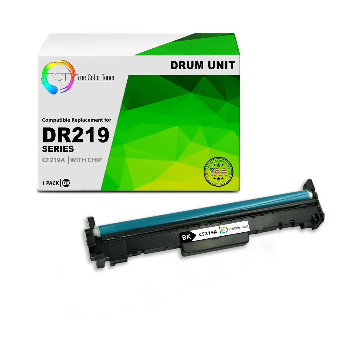 True Color Toner True Color Toner CF219A 19A TAA Drum Unit Black 12000 Pages — product photo