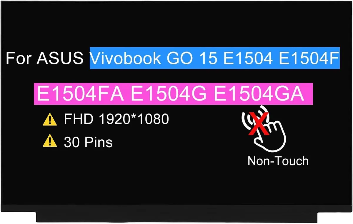 NUOLAISUN NUOLAISUN 15.6" laptop screen FHD 1920x1080 30 pin 60 Hz — product photo