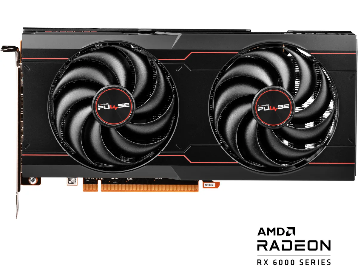 Sapphire Tech Sapphire Tech 11309-03-20G Pulse Radeon RX 6600 XT 8GB graphics card — product photo