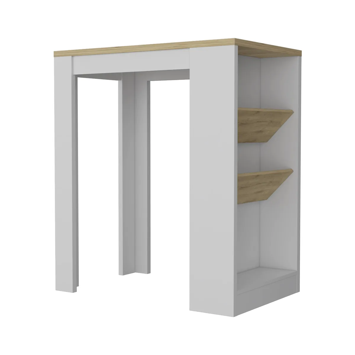 FM FURNITURE FM FURNITURE Kitchen Island 3-Tier Shelf Multi-Color 2 Door — product photo