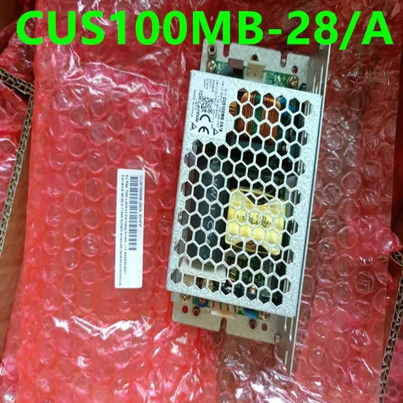 Rectangular ATX power supply unit with matte black finish and cooling fan visible