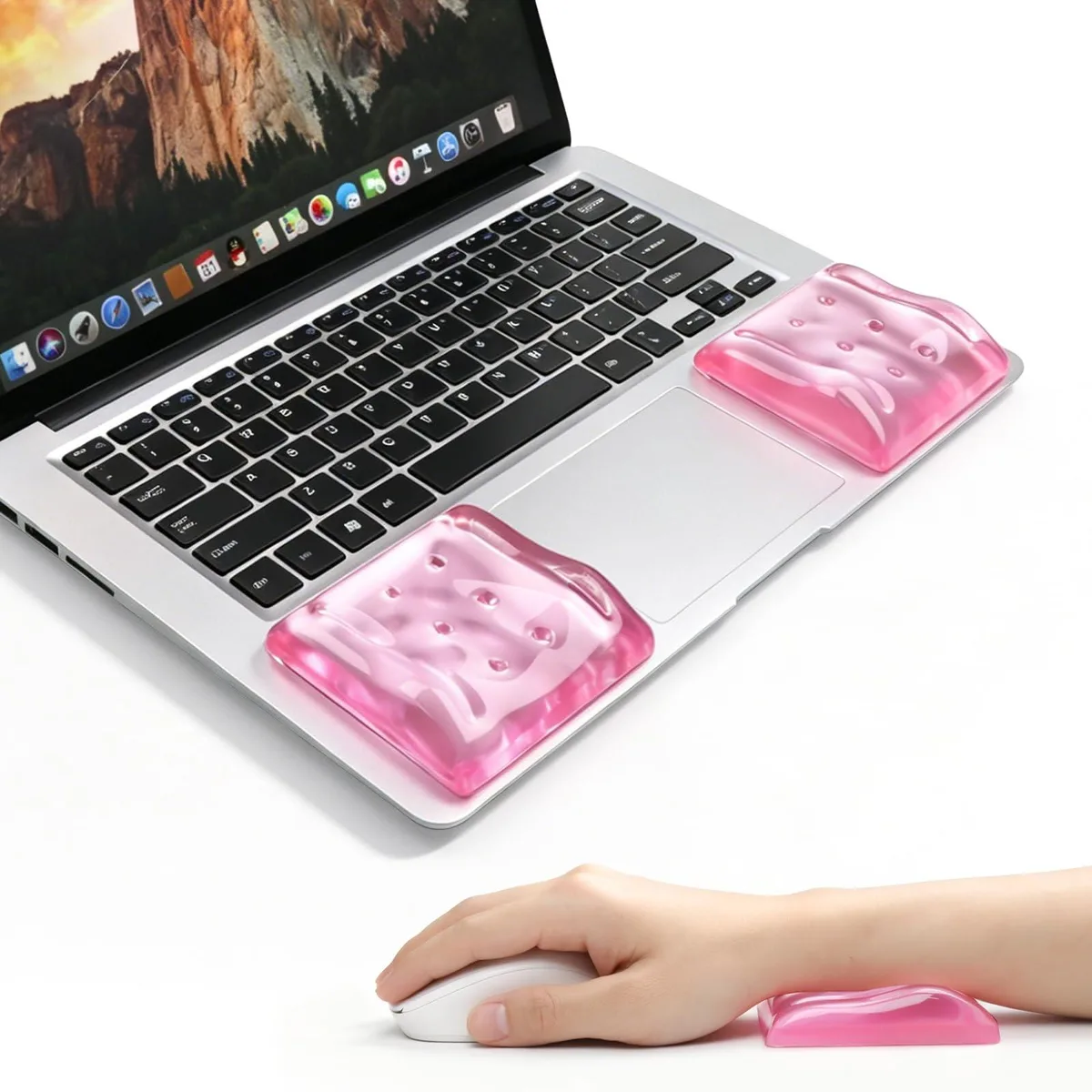  KANMEINV Erp-2pcs-gel Gel Elbow Rest Pad Pink 2Pcs — product photo