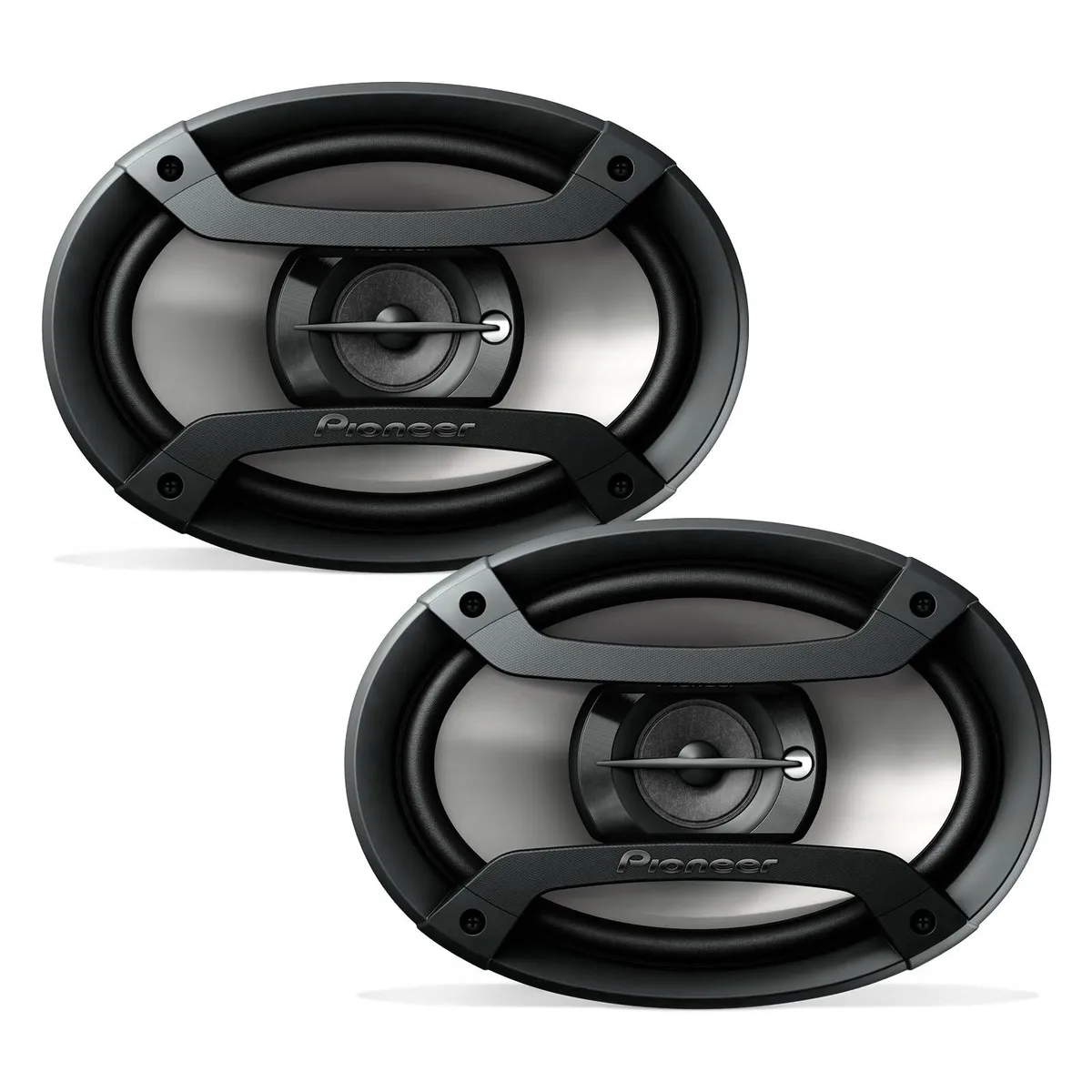 Pyle TS-F6935R 6x9 3-way coaxial car speaker pair 230W peak 30W RMS 87dB black silver — product photo