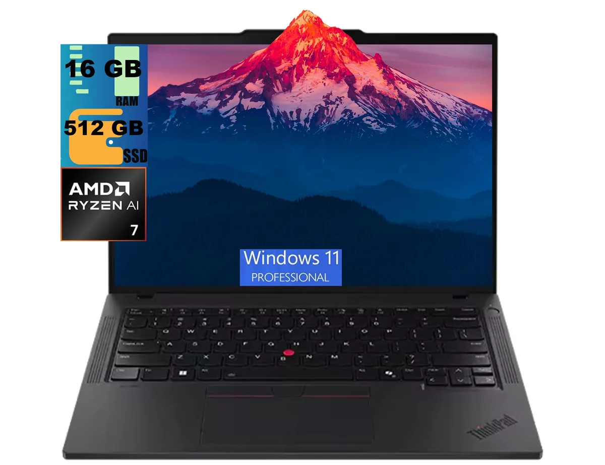Lenovo Lenovo ThinkPad P14s laptop AMD Ryzen AI 7 350 16GB 512GB — product photo