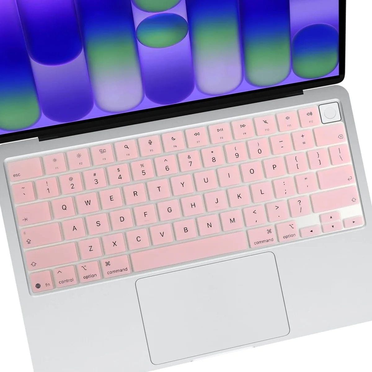 Allinside Keyboard Cover 2026 MacBook Neo 13 A3404 Air 13 15 Pro 14 16 M5 Light Pink — product photo