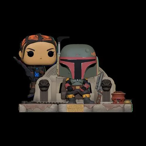 Funko Funko Pop! Moments Mandalorian Boba Fett &amp; Fennec Shand action figure — product photo